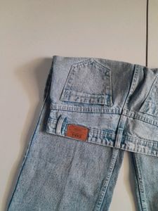 Wide leg jeans