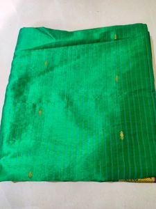 Elegant Green Polysilk Saree - Limited Offer!