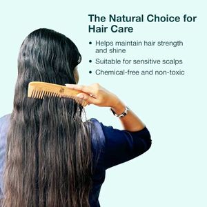 Kacchi Neem Wooden Comb
