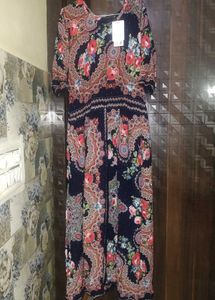 Floral Print Midi Dress