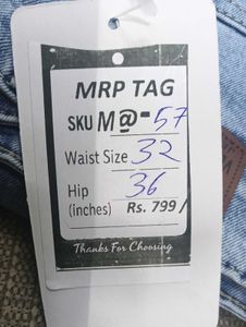 🥰M@57 Size-32 Flare Leg Jeans