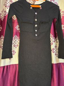 Black Bodycon Mini Dress