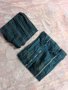 Striped Kurta & Bottom Set (women's)