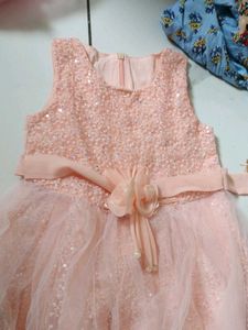 Cute peach Party Dress