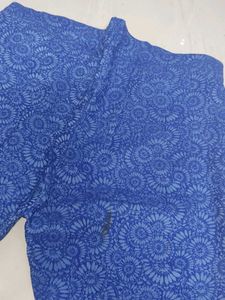 Blue Floral Leggings