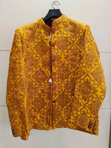 Mustard Jodhpuri Jacket For Men 🆕 💛