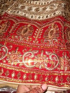 Heavy bridal lengha