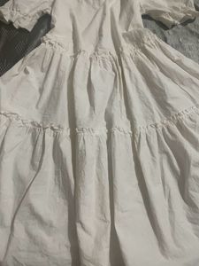 White Cotton Dress(combo)