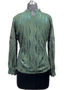 Green Lace Top