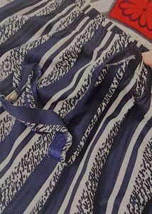 Navy Blue Zara Plazzo