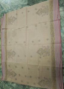 New Pure Cotton Chickankari Saree