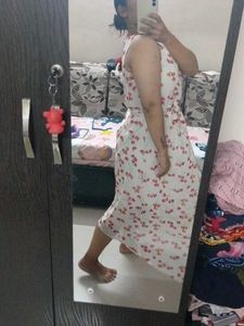 Floral High-Low Dress