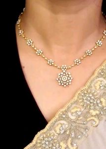 Snow Flake Gold Alike Chain