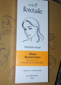 Foxtale Golden Hour Glow Sunscreen Spf 50 PA++++