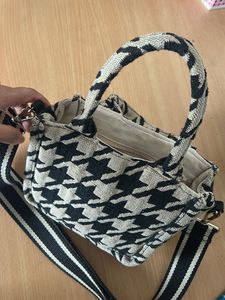 H&M Houndstooth Crossbody Bag