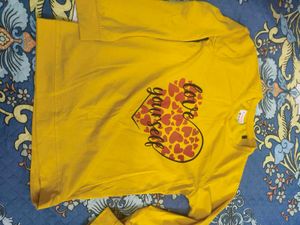 Cute Yellow New Tee for 4-6 years girl