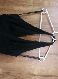 Elegant Black Halter Dress