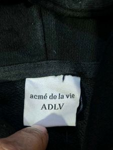 ADLV BABY FACE HOODIE BLACK DONUT1 Unisex
