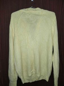 Cute Crochet Korean Yellow Sweater