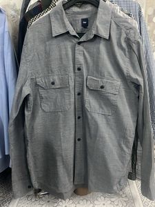 GAP Gray Long Sleeve Shirt