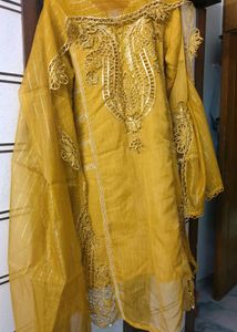 Pakistani Cutwork Dress