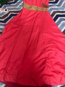 Girls&#39; Pink Ethnic Dress