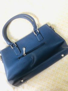 Navy Handbag From Thailand