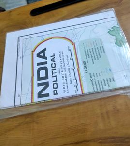 India Political Map ,Scale:1:4300,000