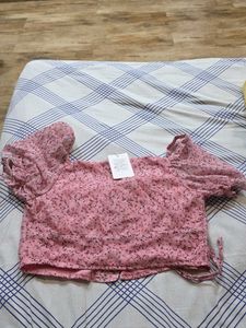 Floral Print Crop Top