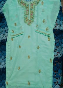 Elegant Embroidered Kurta