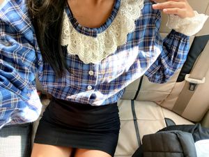 Korean Inspired Top 💙🤍