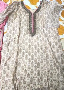 Combo Offer: Set of 2 Beautiful Neck-Detail Kurtas