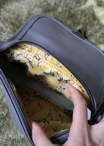 Grey Sling Bag