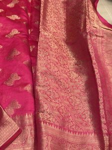 Elegant Pink Butterfly Saree
