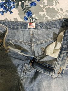 Ripped Denim Shorts