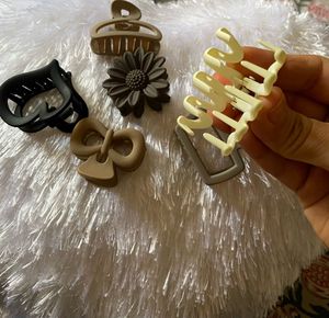 👑 The Ultimate 6-Piece MATTE Hair Clip Set! 👑