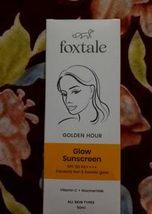 Foxtale Golden Hour Glow Sunscreen SPF 50
