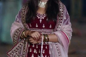 Maroon Bridal Lehenga