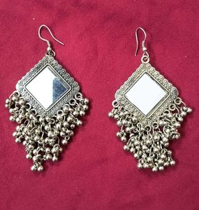 Mirror Dangle Earrings