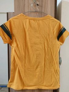 Lee Cooper Yellow Graphic Tee