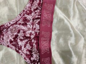 PINK Velvet Thong