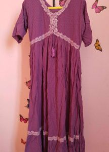 Alia kat Lavender Gown