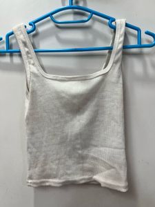 White Crop Top