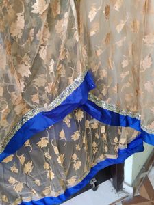 golden, blue  Lehenga Choli
