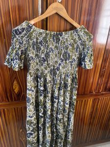 Floral Off Shoulder Dress