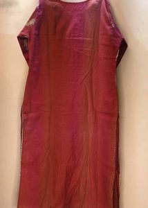 GOTA-PATTI CHANDERI COTTON KURTA SET