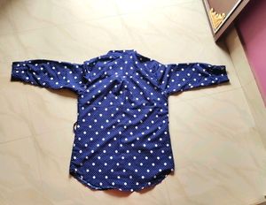 Beautiful Navy Blue 💙 And Whith Dotes🤍😻
