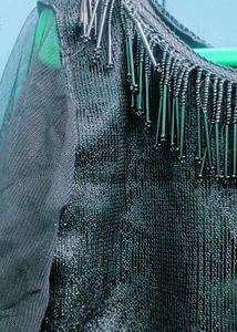 Elegant Black Embellished Blouse