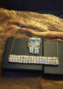 Sparkling Stone Jewellery Set For Women