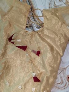 Net Golden Kurti